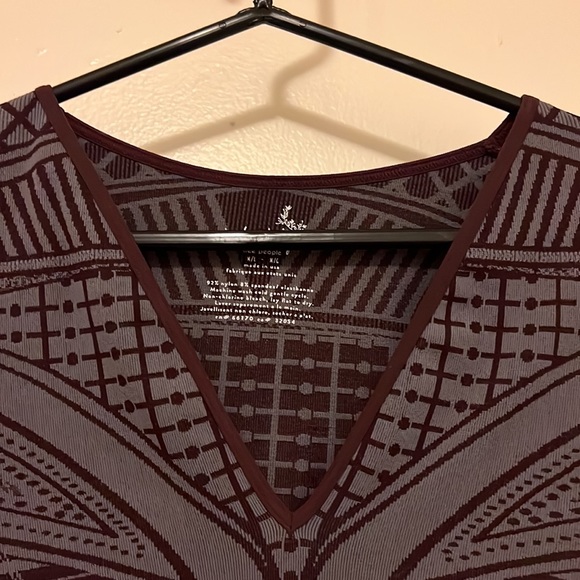 Free People eggplant purple Intarsia Bodycon dress M/L - Picture 4 of 6